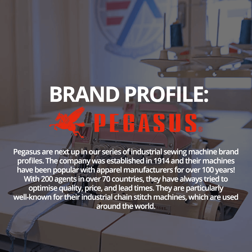 Brand profile: Pegasus - AE Sewing Machines