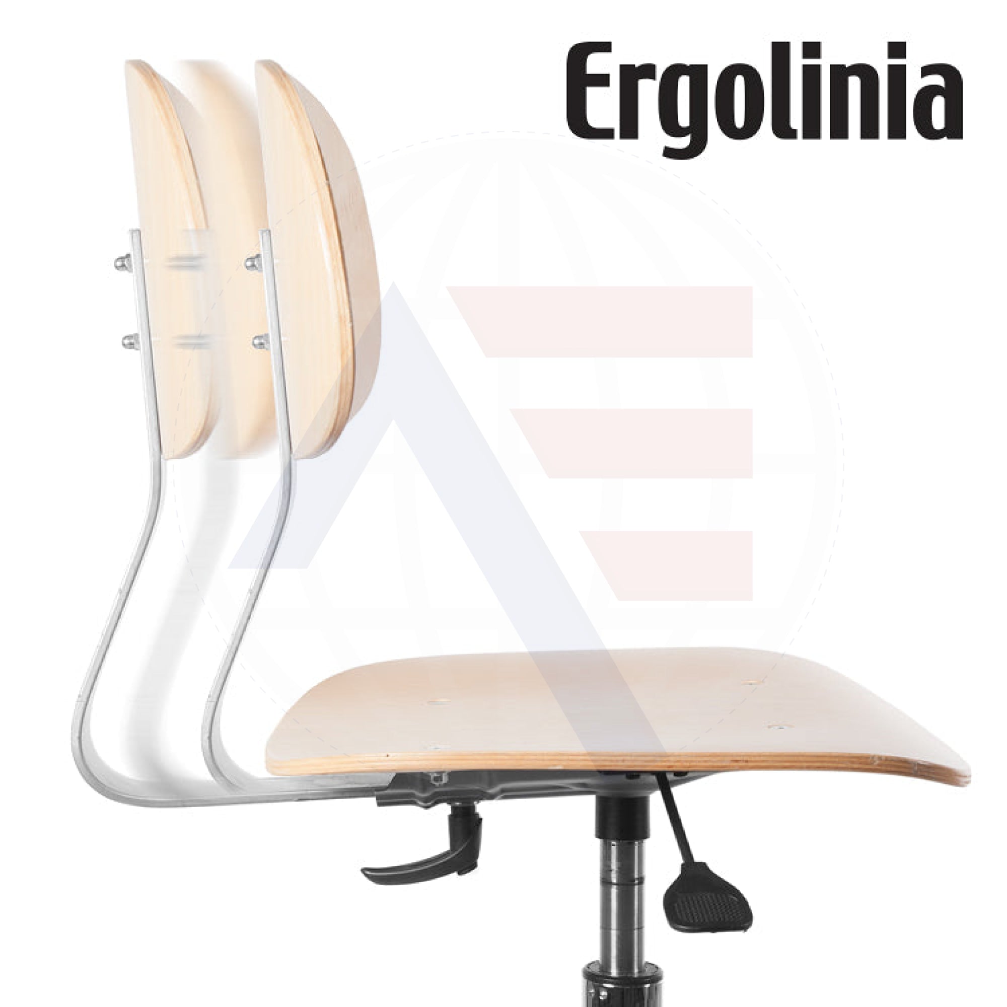 Ergolinia Evo4 Plywood Industrial Rotary Chair