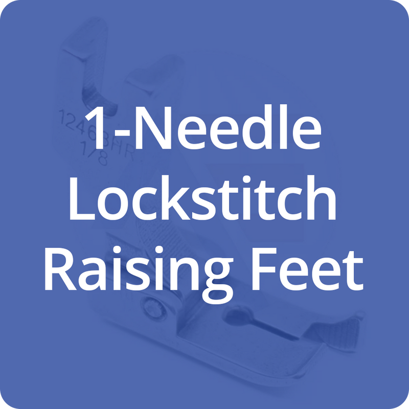 1-Needle Lockstitch Raising Feet