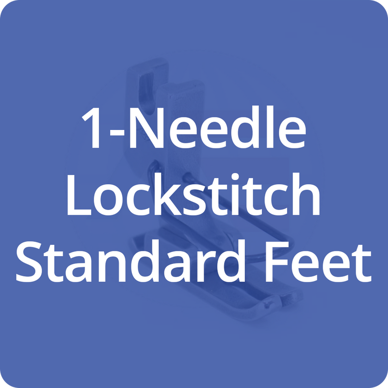 1-Needle Lockstitch Standard Presser Feet