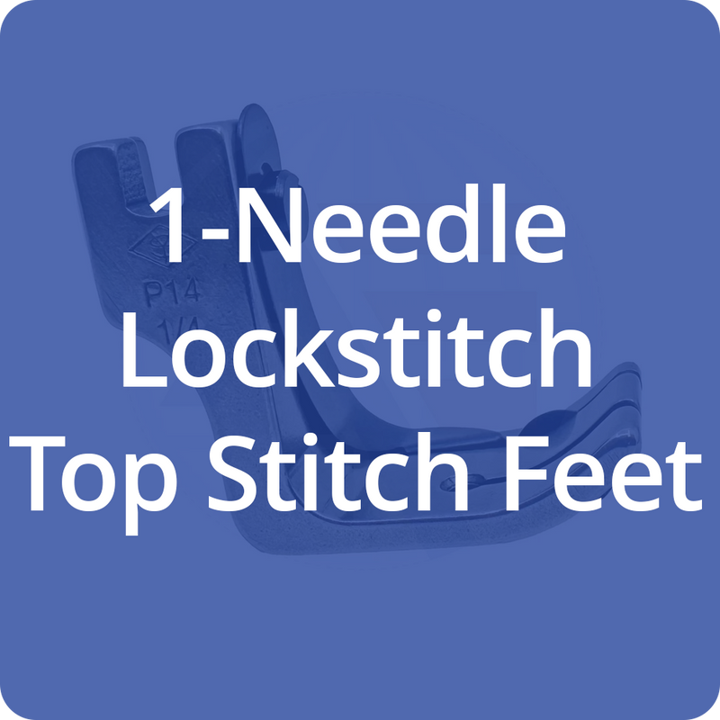1-Needle Lockstitch Top Stitch Feet