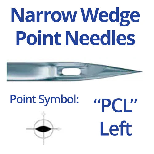 Schmetz 134-35PCL Wedge Point Left Industrial Sewing Machine Needles