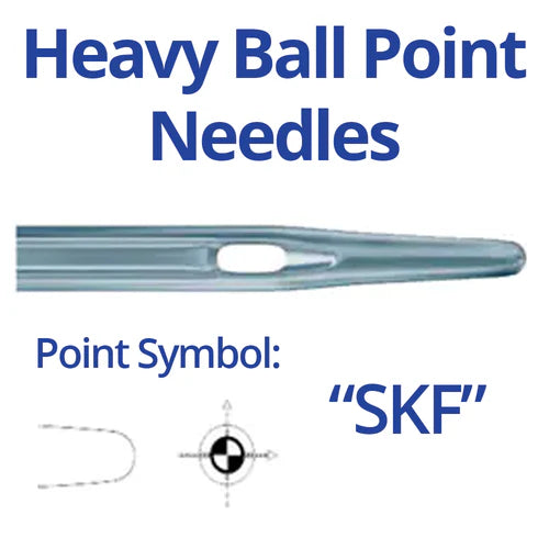 Schmetz 16x231SKF Heavy Ball Point Industrial Sewing Machine Needles