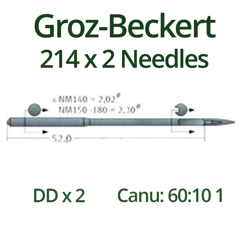 Groz Beckert 214x2RTW Needles