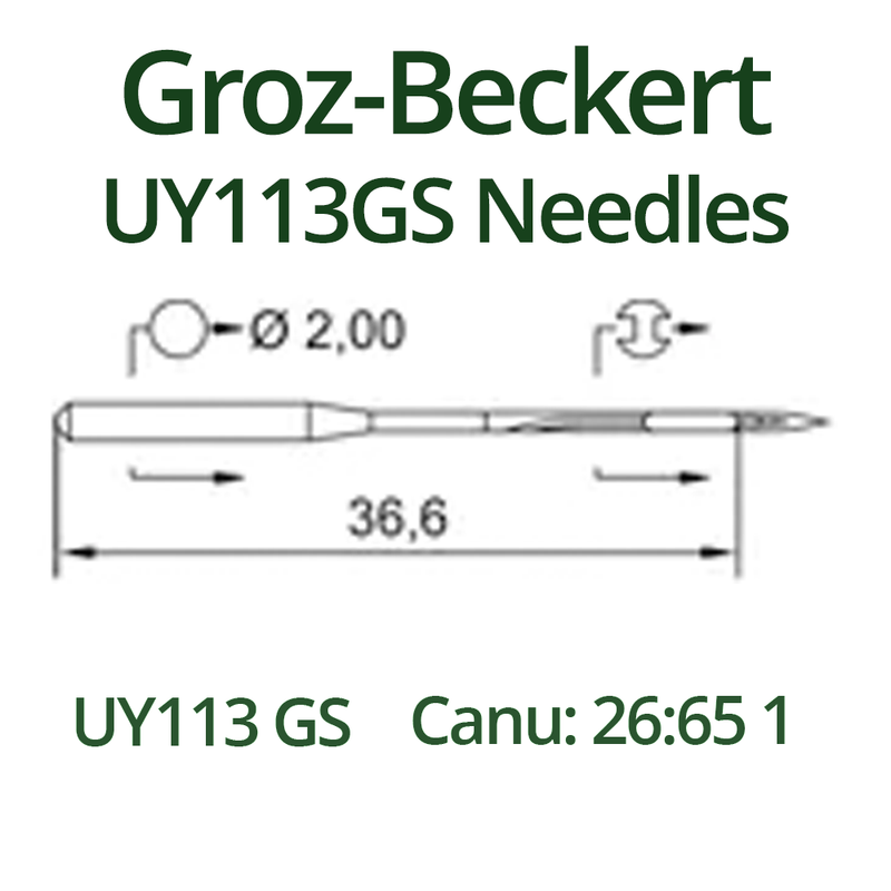 Groz Beckert UY113GS Needles