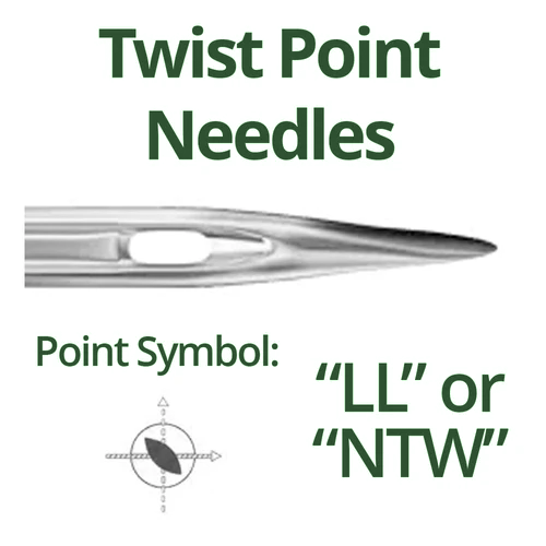 Groz Beckert 134LL Twist Point Industrial Sewing Machine Needles
