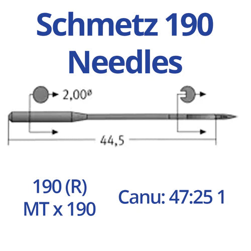 Schmetz 190 Industrial Sewing Machine Needles