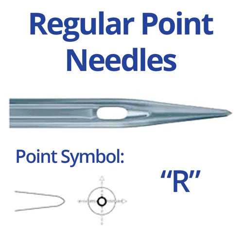 Schmetz 190 REGULAR Point Industrial Sewing Machine Needles
