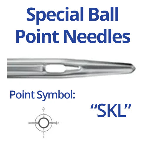 Schmetz B63SKL Extra Heavy Ball Point Industrial Sewing Machine Needles