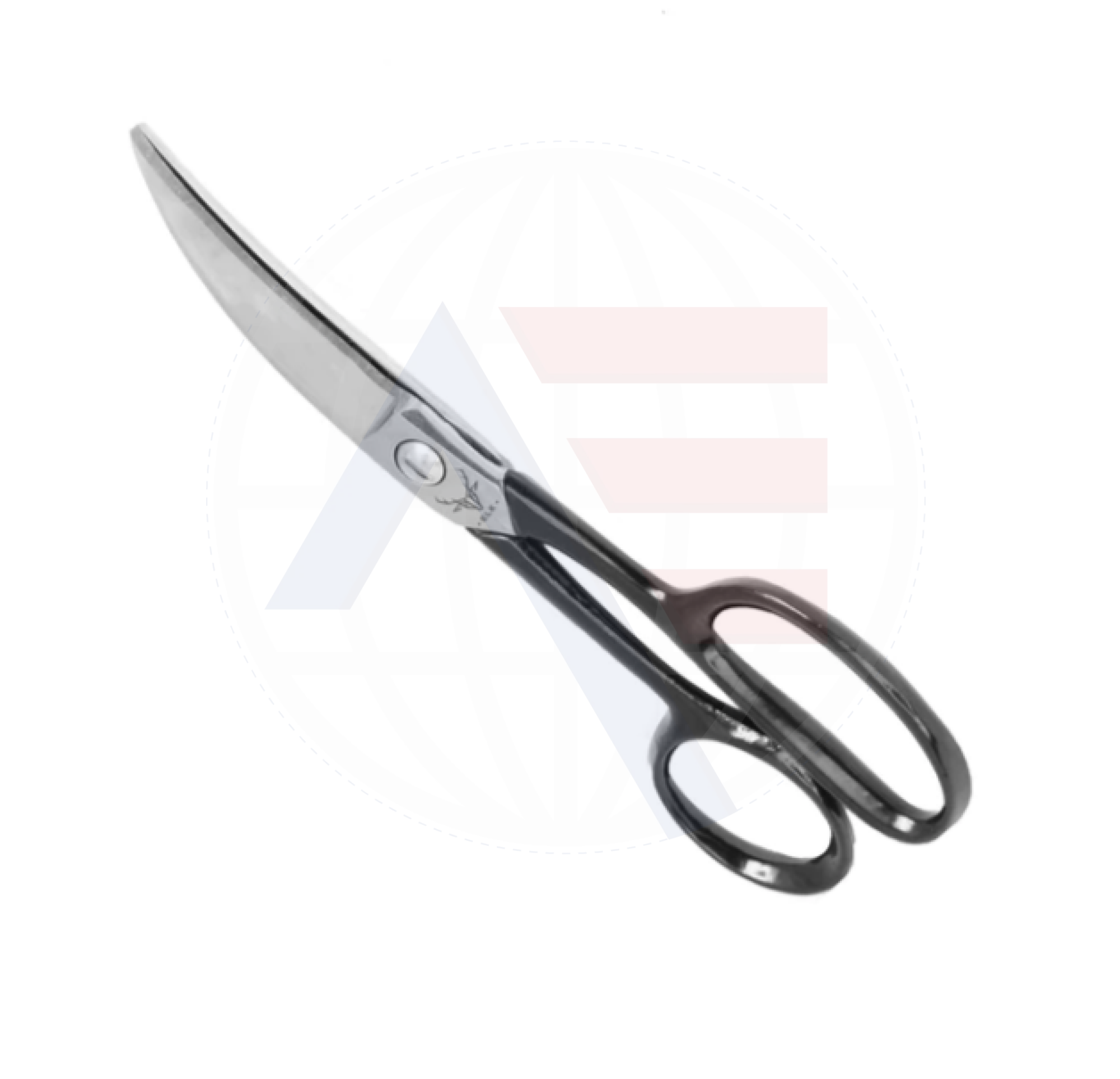 Elk 8 Left Handed Straight Handle With Curved Blade Shears